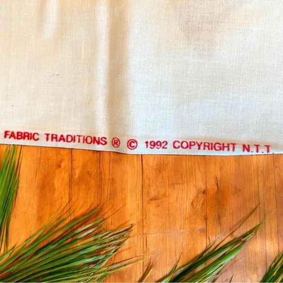 VINTAGE 1992 Fabric Traditions Christmas Appliqué Panel - DIY Holiday Crafts - Picture 2 of 11